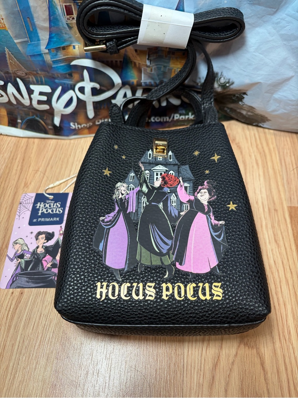Disney Hocus Pocus Sanderson Sisters 3 Compartment Phone Crossbody Bag *Primark*